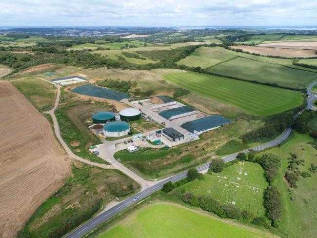 The Anaerobic Digestion facility in Arreton.