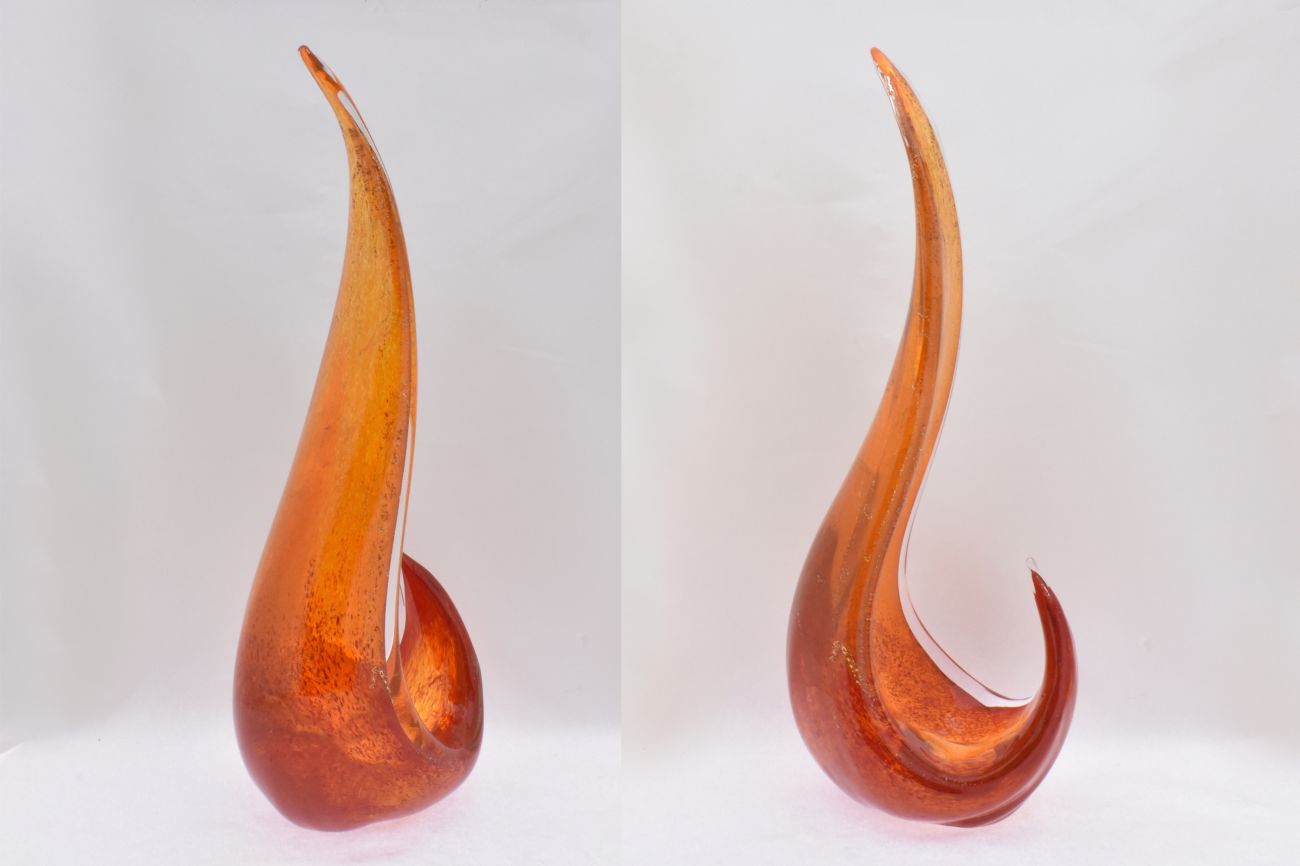 Art Glass Flame Form