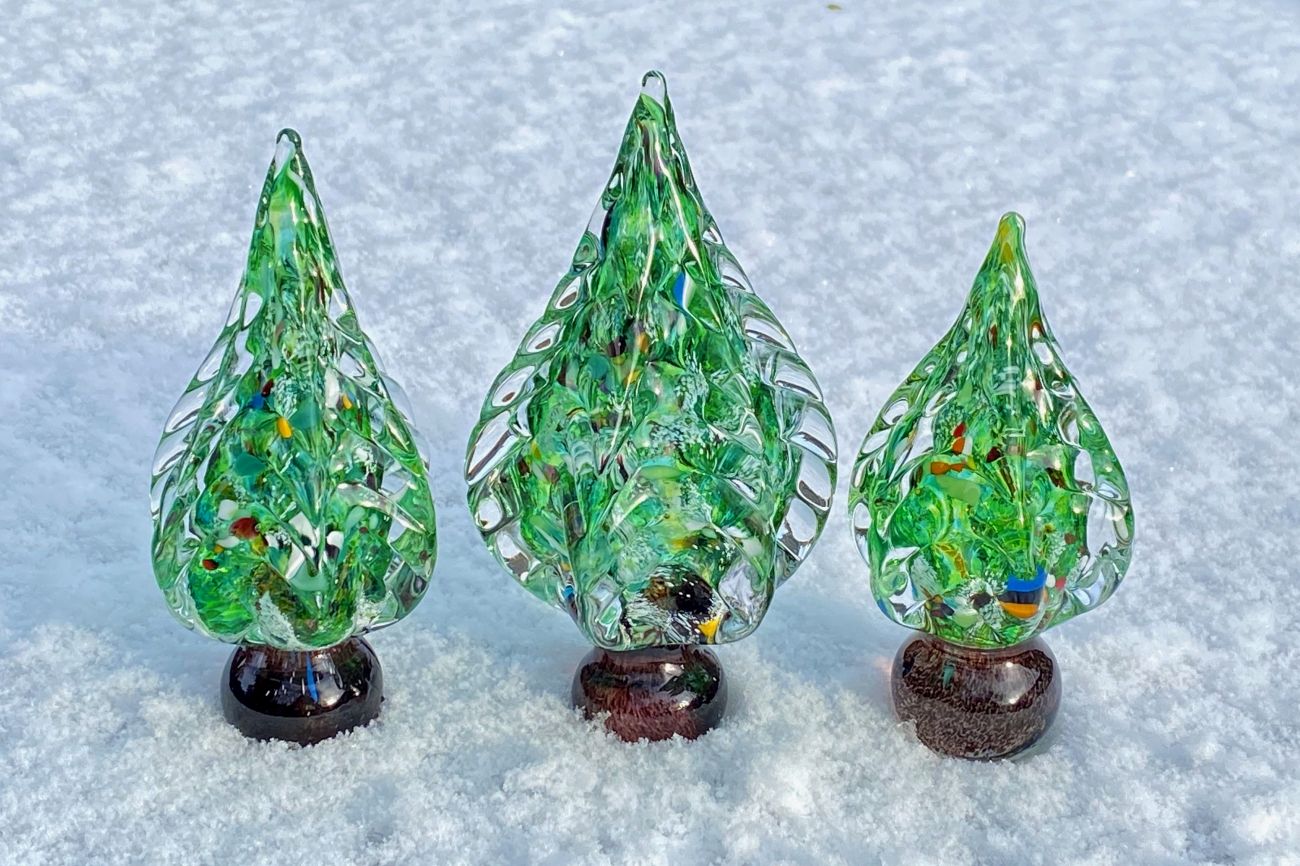 Art Glass Christmas Tree