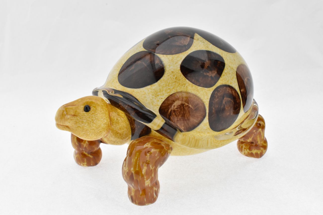 Art Glass Blown Tortoise 